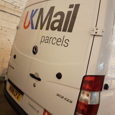 UK Mail Van Signage Norwich 2